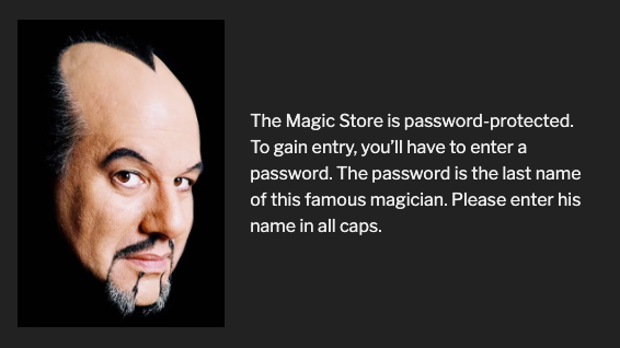 password graphic